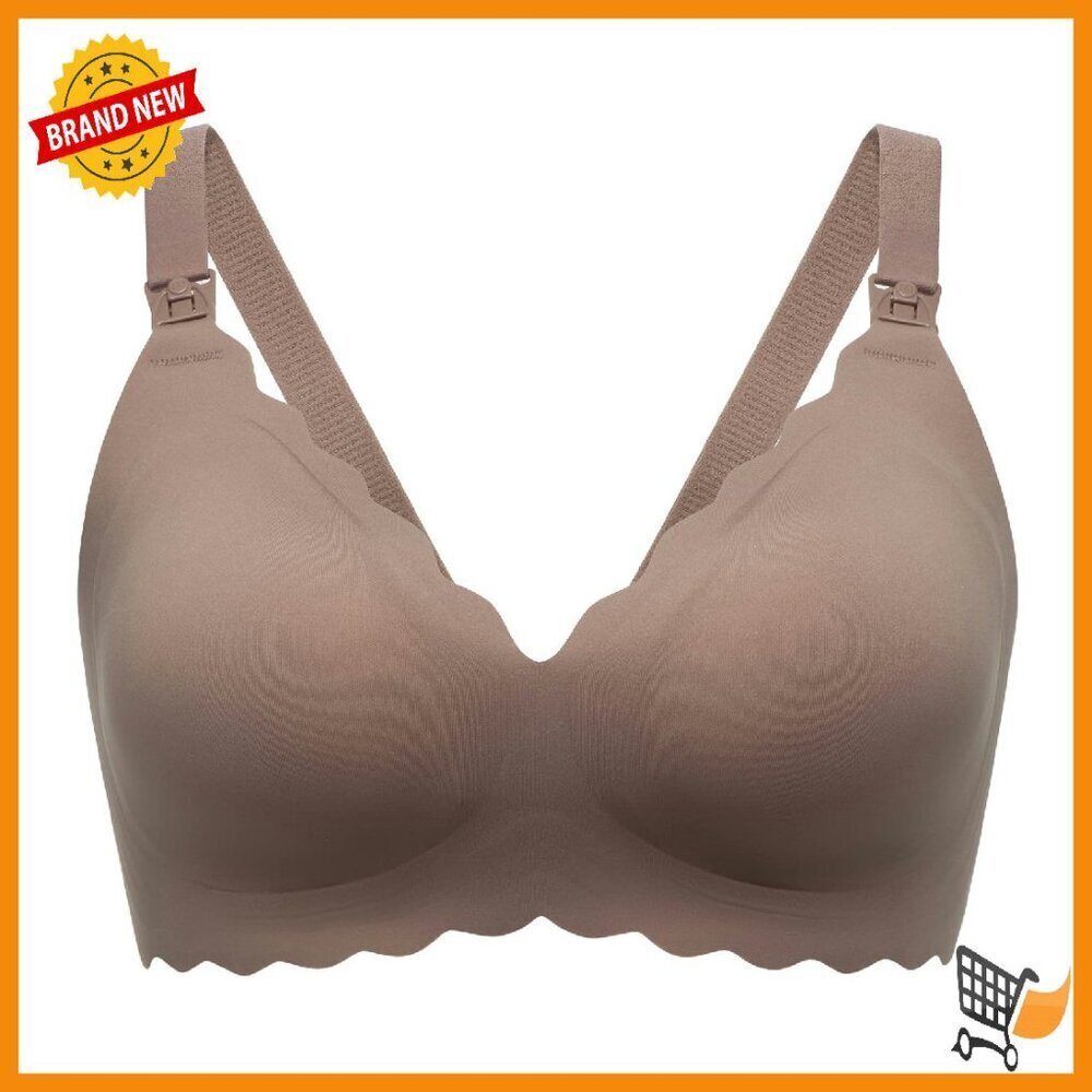 Seamless Wireless Nursing Bra Maternity Support Jelly Strip Technology